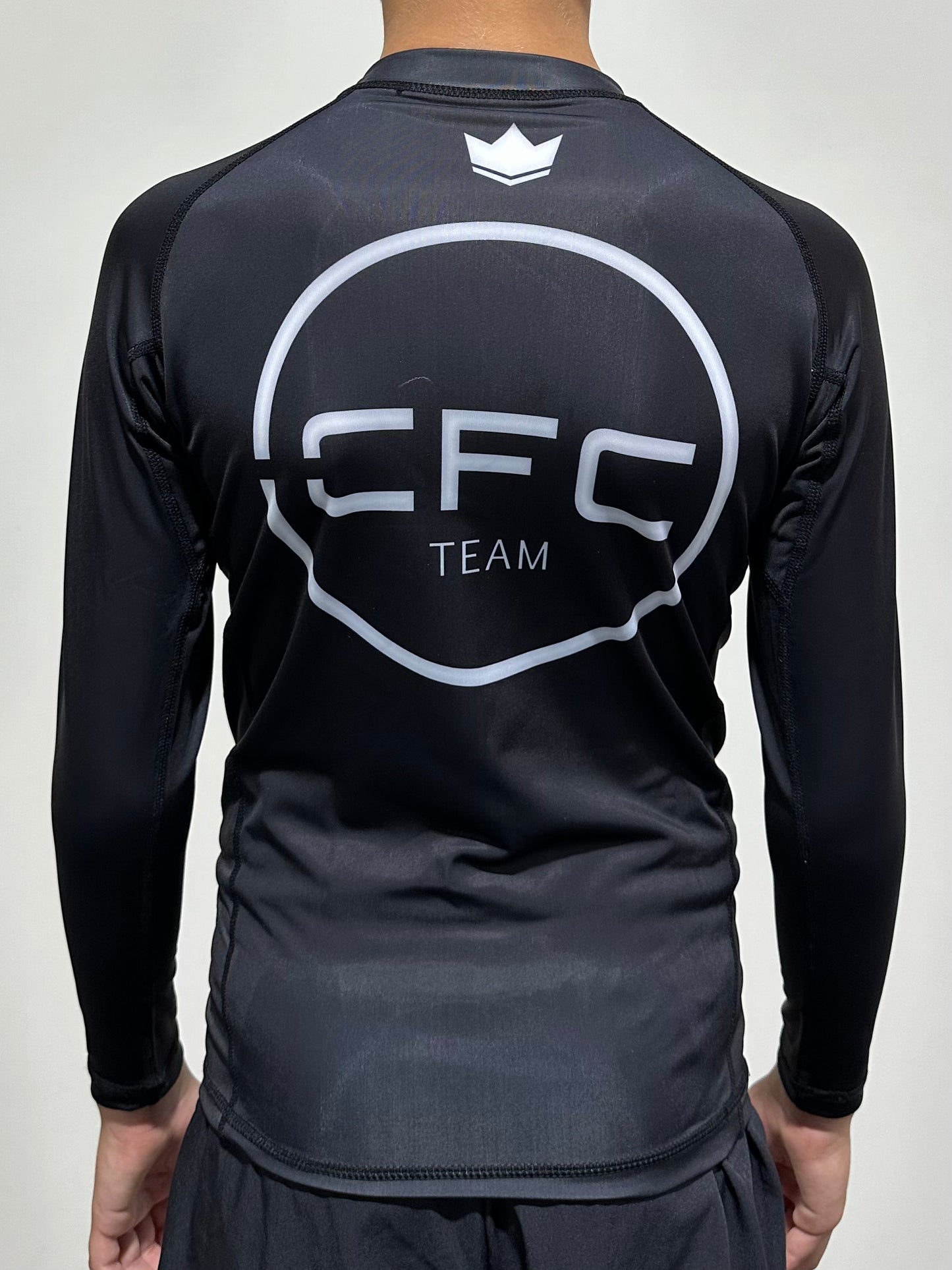 Rashguard CFC Negra Manga Larga - Kids